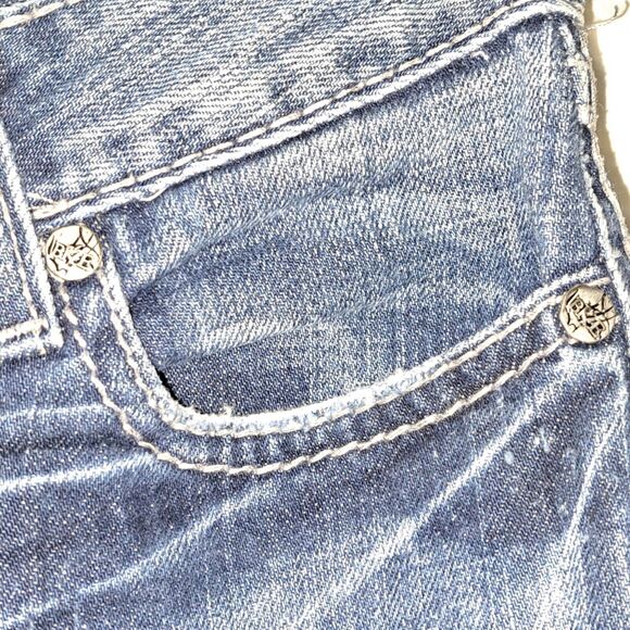 Buckle Women's Boot Cut Jeans - Blue - Picture 7 of 16